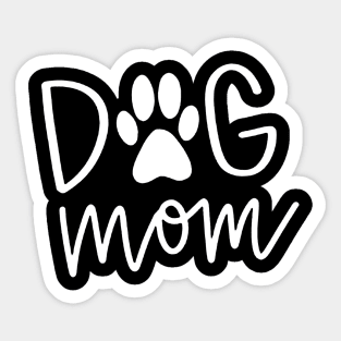 Dog Mom Paw Sticker